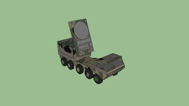 相控阵雷达 防空机械模型 第1张