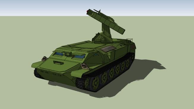 10 | sketchup模型下载Zvezda-Strela 防空机械模型 第1张