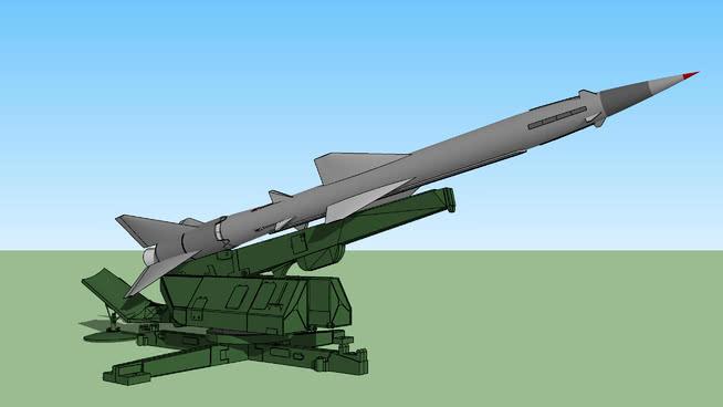 的S - 75“德维纳河”| sketchup模型库 防空机械模型 第1张
