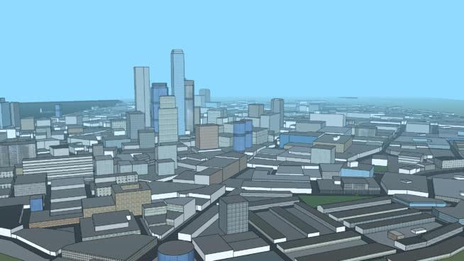 fictional市| sketchup模型下载V2 城市规划 第1张