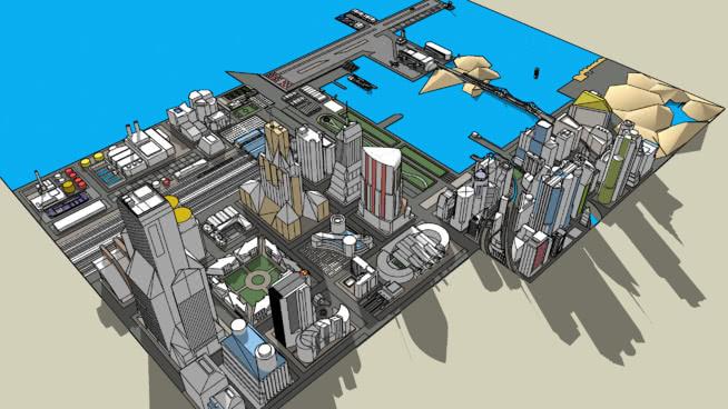 大都会30 3D 城市规划 第1张