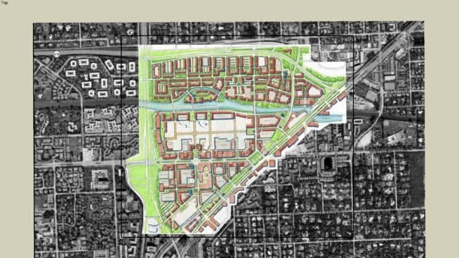 市区规划| sketchup模型下载肯德尔 城市规划 第1张