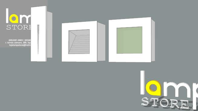 嵌入式灯的位置_ | sketchup模型下载商店 灯具 第1张