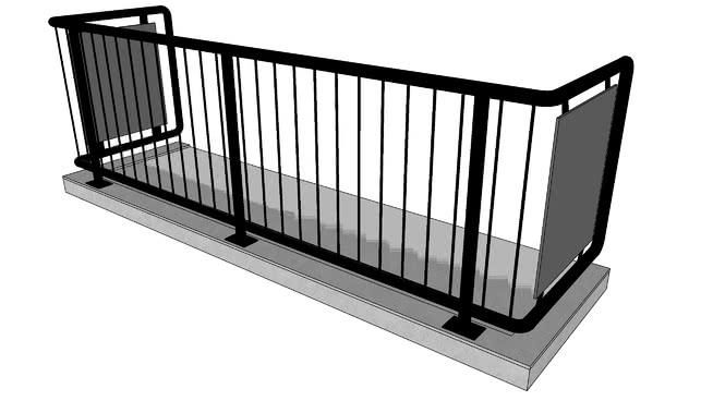 | skp下载阳台 楼梯,栏杆,扶手 第1张