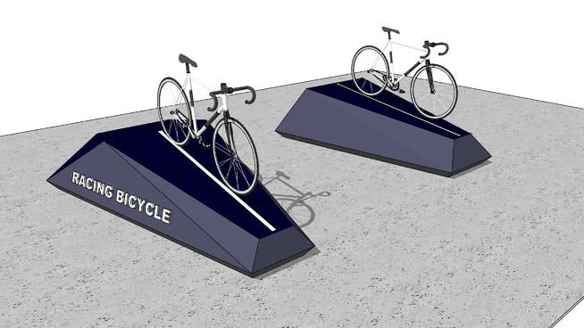 零售自行车显示概念的AgCAD设计 su+cad图纸 第1张