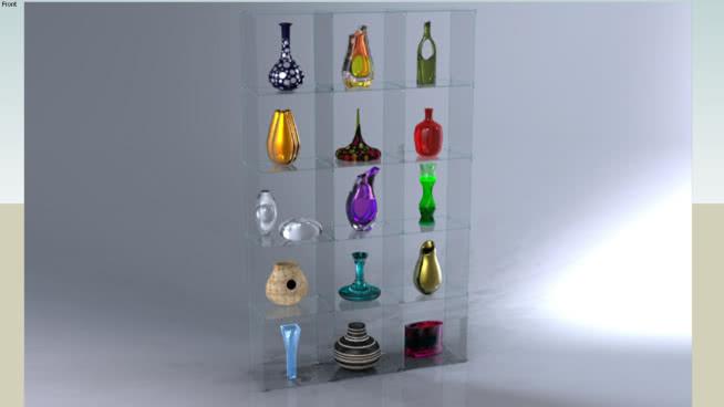 玻璃立方体产品展示，×3 商用家具 第1张