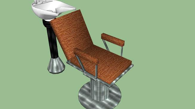 | sketchup模型库洗发椅 商用家具 第1张