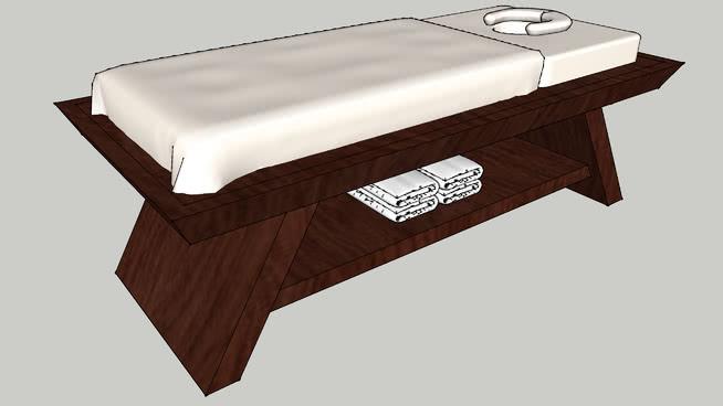 spa bed|草图大师模型下载 商用家具 第1张