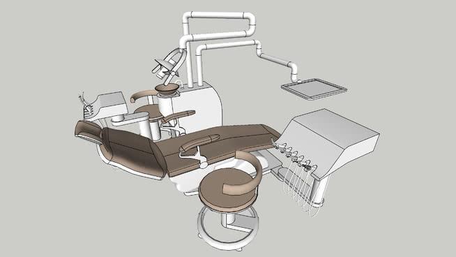 牙医设备椅|草图大师模型下载 商用家具 第1张