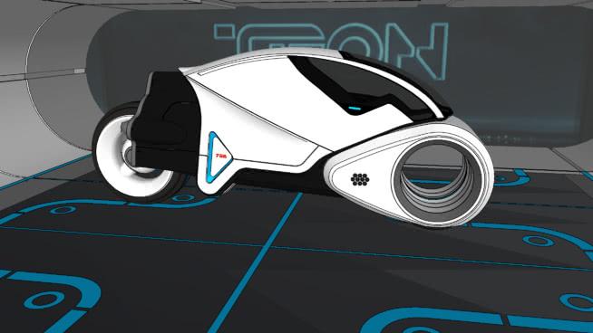 “TRON遗产”白光循环 汽车 第1张