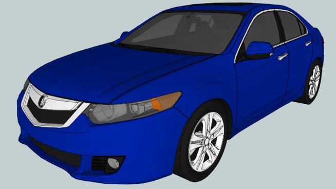 sedan汽车su模型2010年讴歌TSX 汽车 第1张