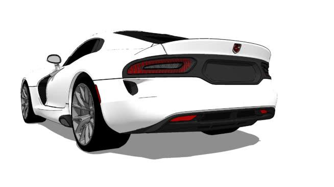 2012年gts汽车su模型SRT蝰蛇 汽车 第1张