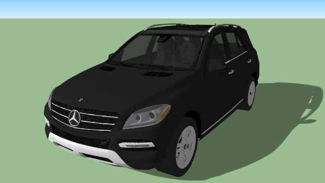 2014 Mercedes-Benz ML 550汽车su模型 汽车 第1张