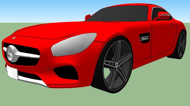 到2015年，AMG gt汽车su模型 汽车 第1张