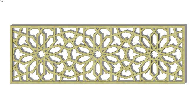 伊斯兰艺术 花格,幕墙,框架,隔断 第1张