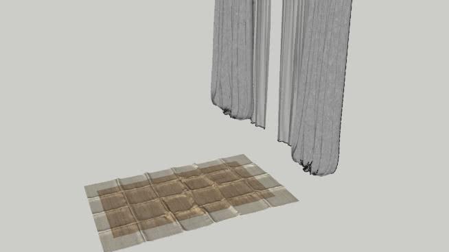 rem窗帘sketchup模型泰晤士河。 窗帘 第1张