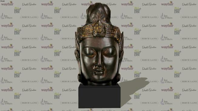 Buddha-Head-Cambodiansu素材 雕塑 第1张