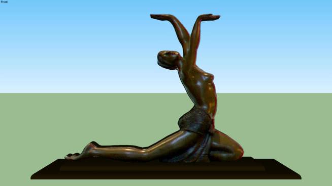 escultura bailarina 2雕塑su模型下载 雕塑 第1张
