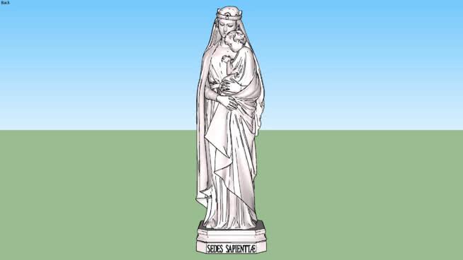 圣母玛利亚雕像 雕塑 第1张
