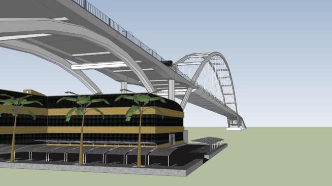 bridge市政路桥模型 市政工程 第1张