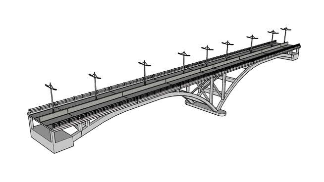 一个大桥设计模型2 市政工程 第1张