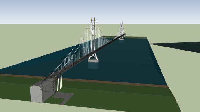 Vicky bridge市政路桥模型 市政工程 第1张