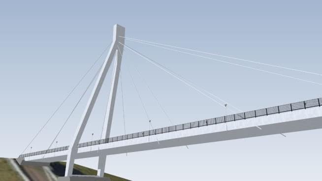 带brug市政路桥模型C。 市政工程 第1张