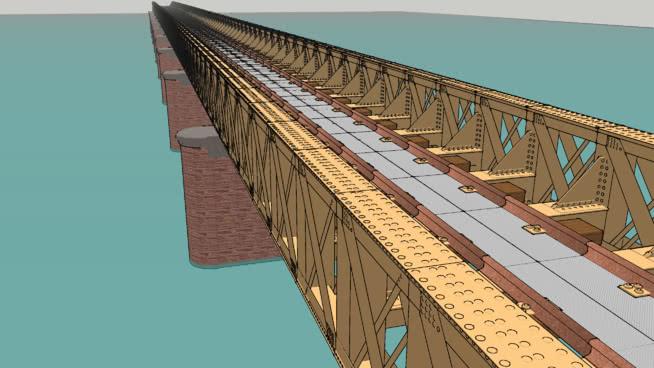 moerputtenbrug市政路桥模型 市政工程 第1张