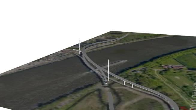 nesciobrug在netherlands市政路桥模型 市政工程 第1张