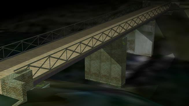 铁路桥梁的历史kleve市政路桥模型。- 市政工程 第1张