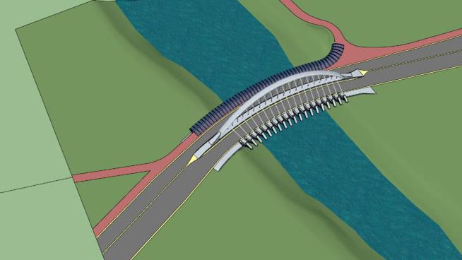 Bridge市政路桥模型 市政工程 第1张