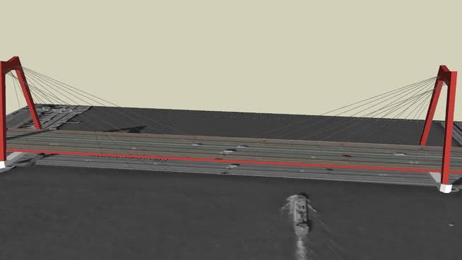 Willemsbridge市政路桥模型 市政工程 第1张