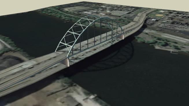 bridge市政路桥模型伯明翰 市政工程 第1张
