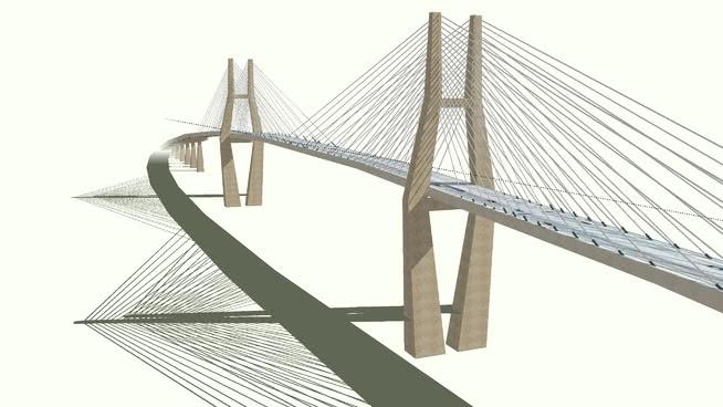 通常与纪念bridge市政路桥模型 市政工程 第1张
