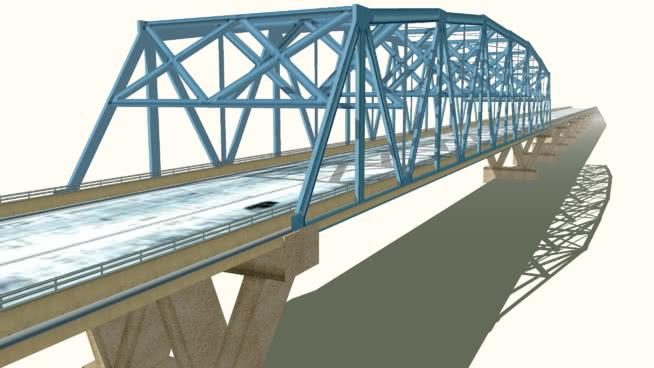 马克吐温bridge市政路桥模型 市政工程 第1张