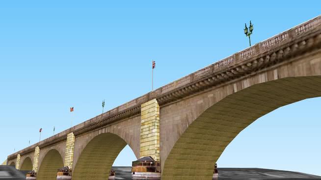 伦敦bridge市政路桥模型 市政工程 第1张