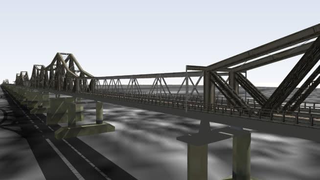bridge市政路桥模型龙边 市政工程 第1张