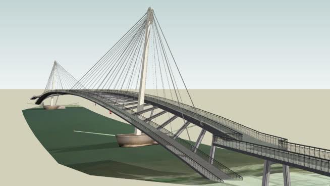 两rives市政路桥模型网关 市政工程 第1张