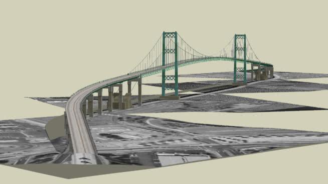 托马斯bridge市政路桥模型文森特 市政工程 第1张