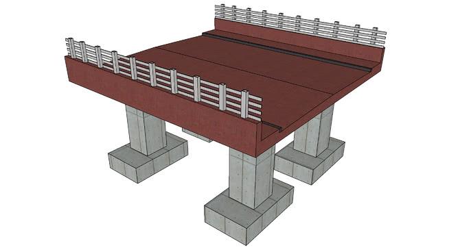 Bridge-02市政路桥模型 市政工程 第1张