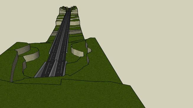 公路隧道viaduct市政路桥模型 市政工程 第1张