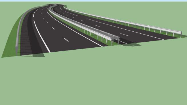 Hwy市政公路模型 市政工程 第1张