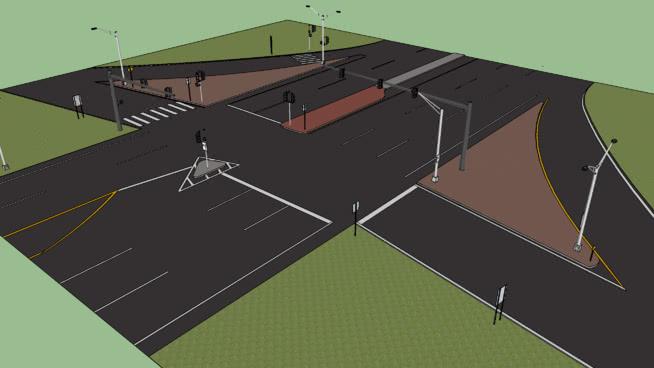 在夏威夷的交集市政公路模型（美国） 市政工程 第1张