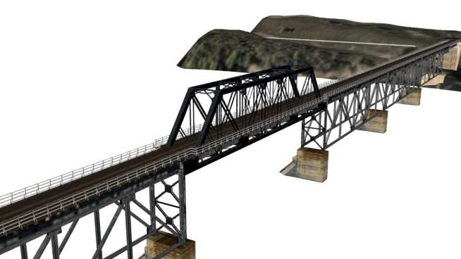 和平河铁路大桥 桥 第1张