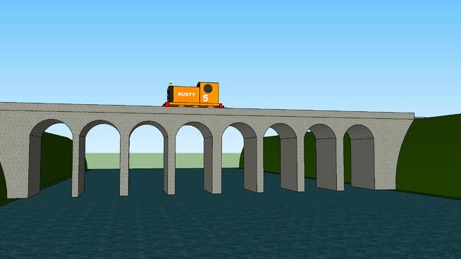 viaduct市政路桥模型生锈Crossing the 桥 第1张