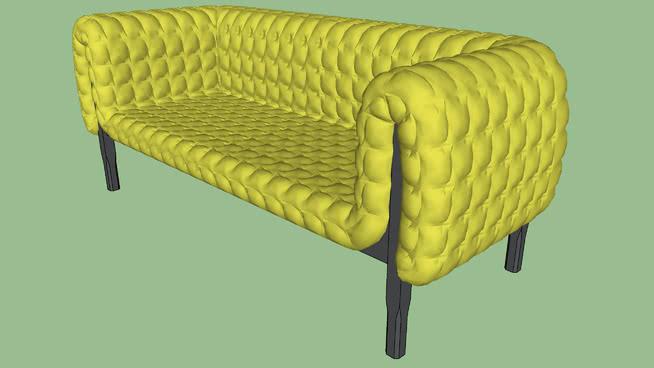 单人沙发椅模型-编号162413 sketchup室内模型下载 第1张
