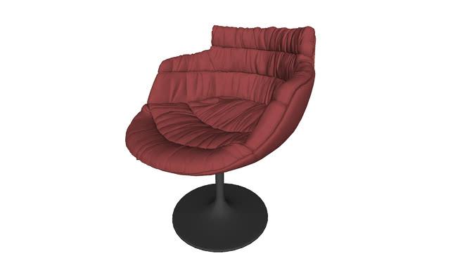 椅子凳子模型-编号163301 sketchup室内模型下载 第1张