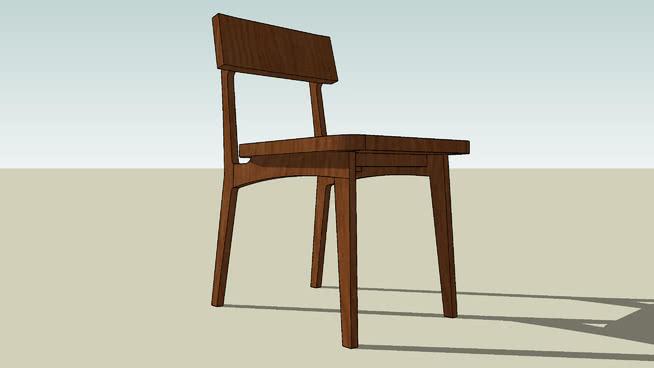 椅子椅 sketchup室内模型下载 第1张