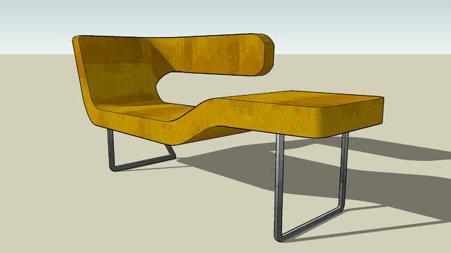 沙发模型-编号163547 sketchup室内模型下载 第1张