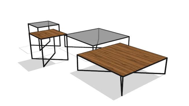 餐桌sketchup模型-编号163619 sketchup室内模型下载 第1张